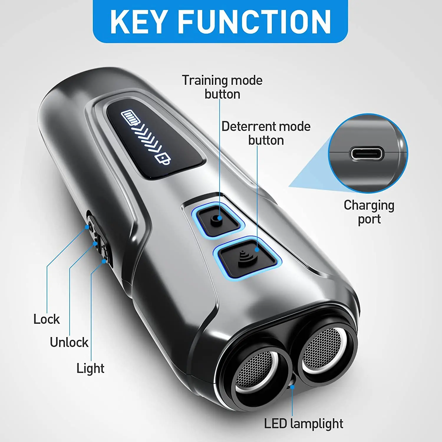 Ultrasonic Pet Anti-Barking Control and Training Device - Image 2