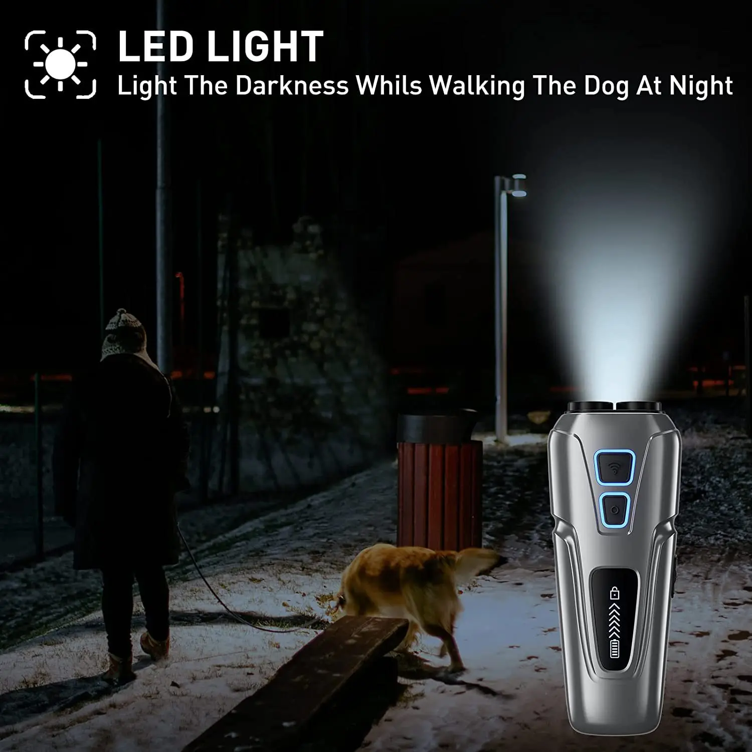 Ultrasonic Pet Anti-Barking Control and Training Device - Image 5
