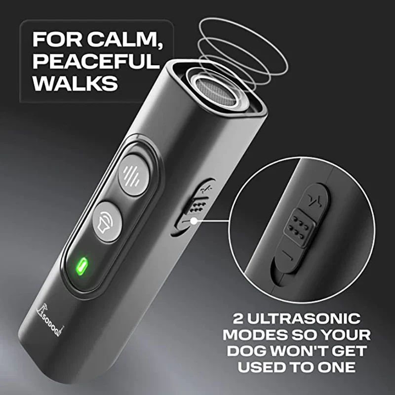 Ultrasonic Pet Dog Repeller Anti Barking Stop Bark Training Device - Image 2