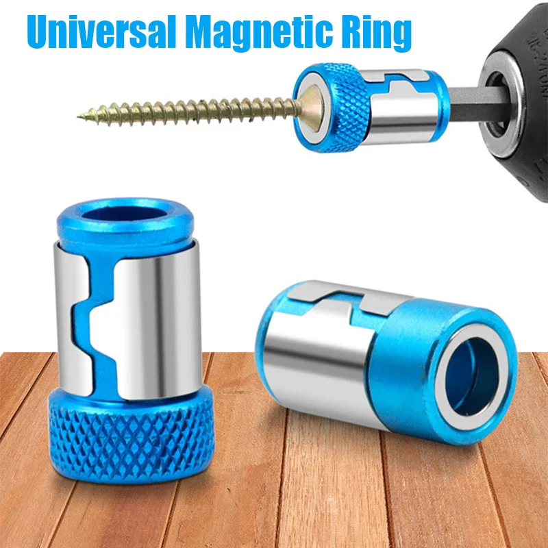Universal Magnetic Ring Sleeve for 6.35mm 1/4" Bits (Pack of 3) - Image 2