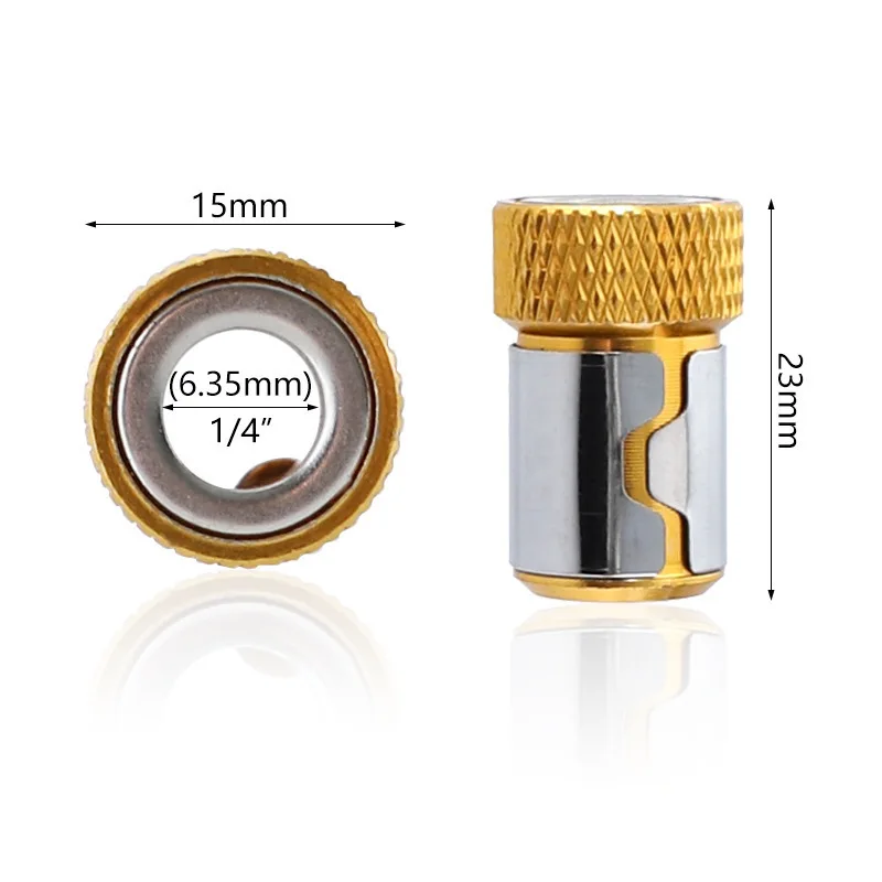 Universal Magnetic Ring Sleeve for 6.35mm 1/4" Bits (Pack of 3) - Image 3