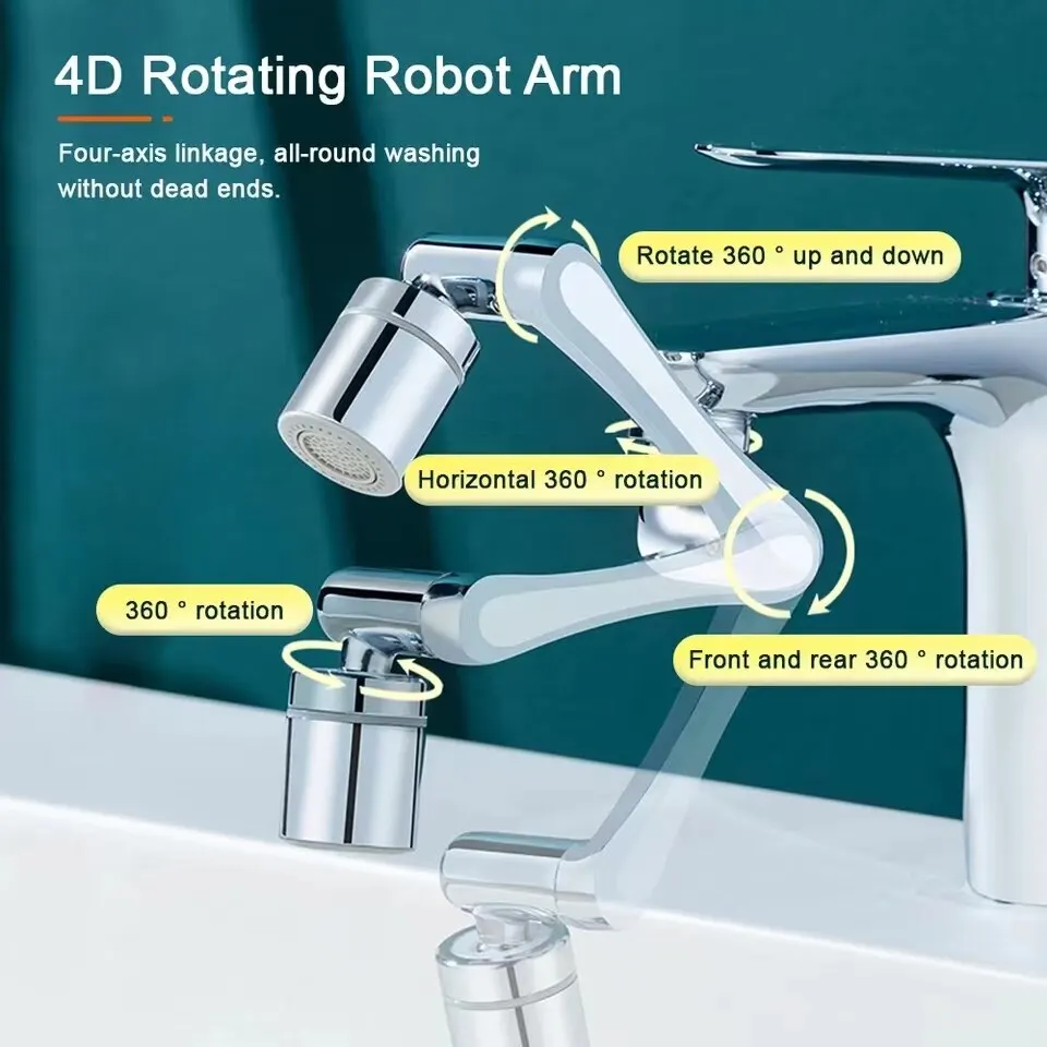 Universal Rotatable Faucet Aerator with Dual Spray Mode - Image 5