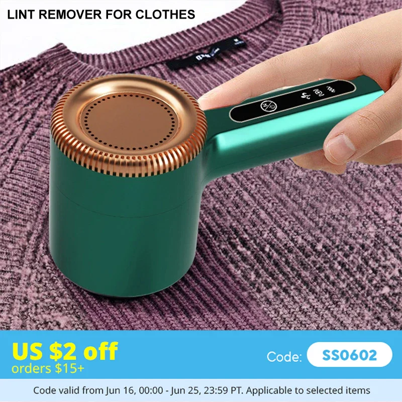 USB Rechargeable Lint Remover - Image 3