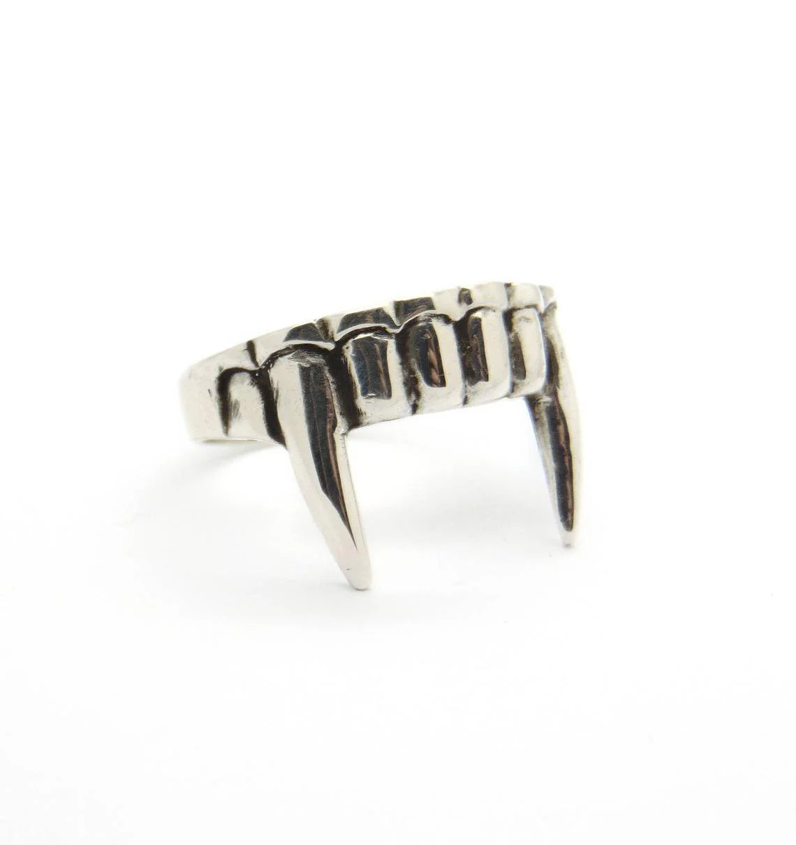 Vampire Personality Teeth Retro Men's And Women's Alloy Ring - Image 6
