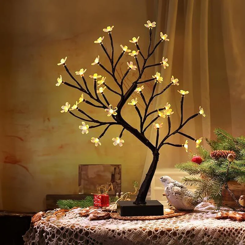 Vanthylit Multicolour Cherry Blossom Tree Light Up, 36 LED - Image 2