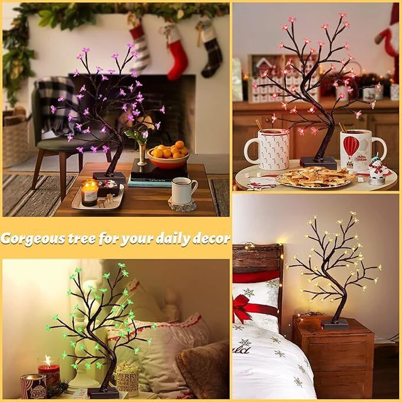 Vanthylit Multicolour Cherry Blossom Tree Light Up, 36 LED - Image 5
