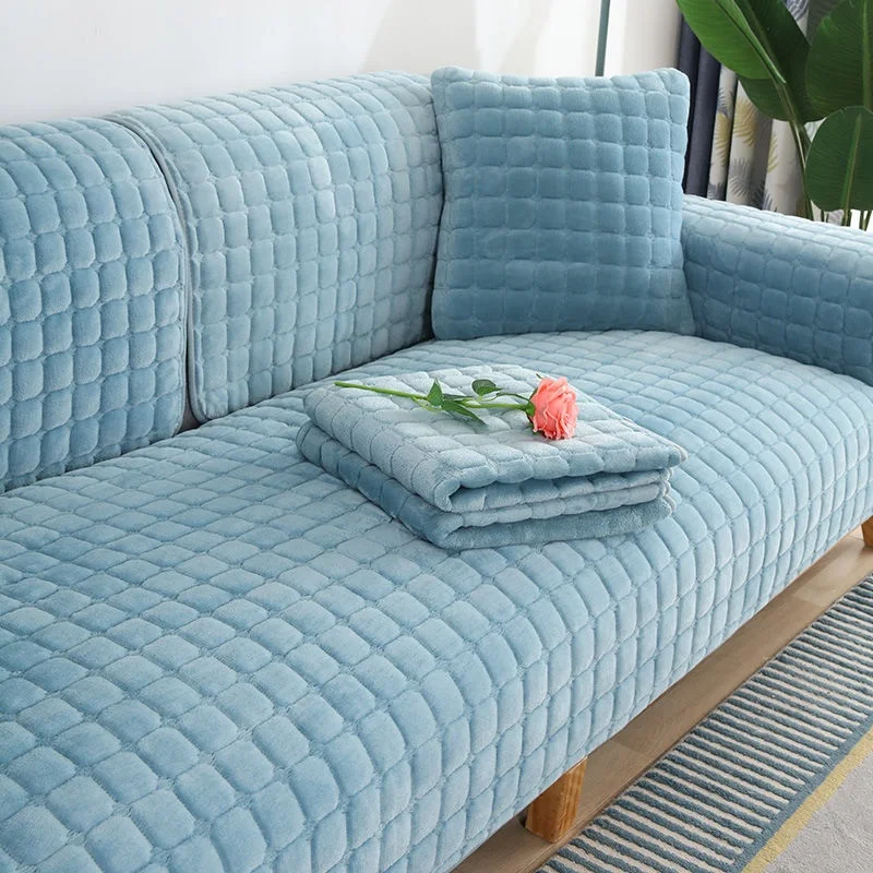 Velvet Sofa Cover - Image 12