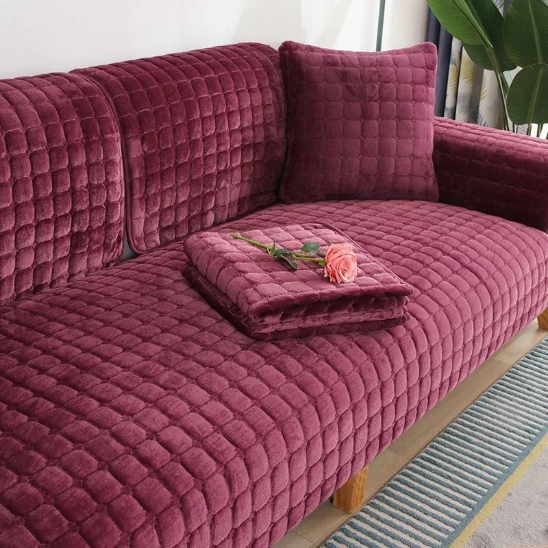 Velvet Sofa Cover - Image 18