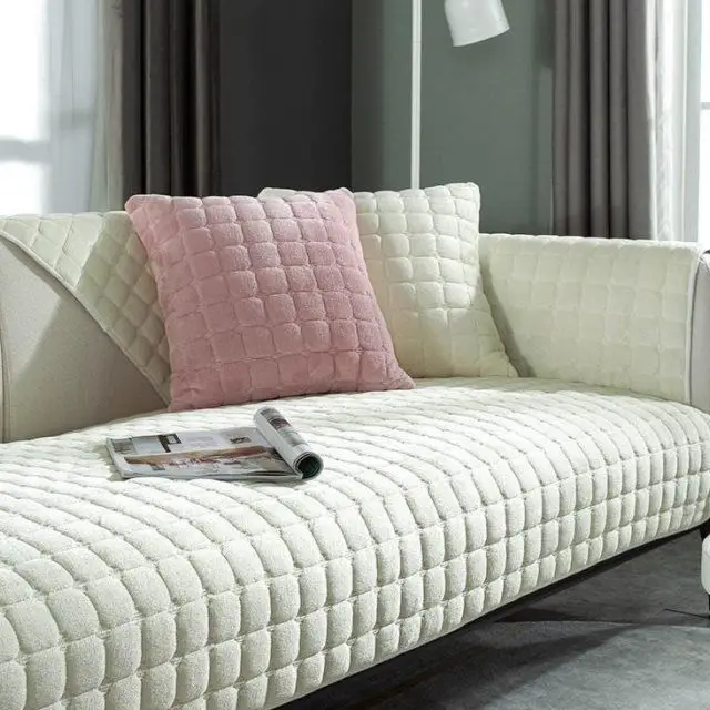 Velvet Sofa Cover - Image 17