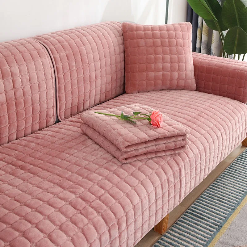 Velvet Sofa Cover - Image 18