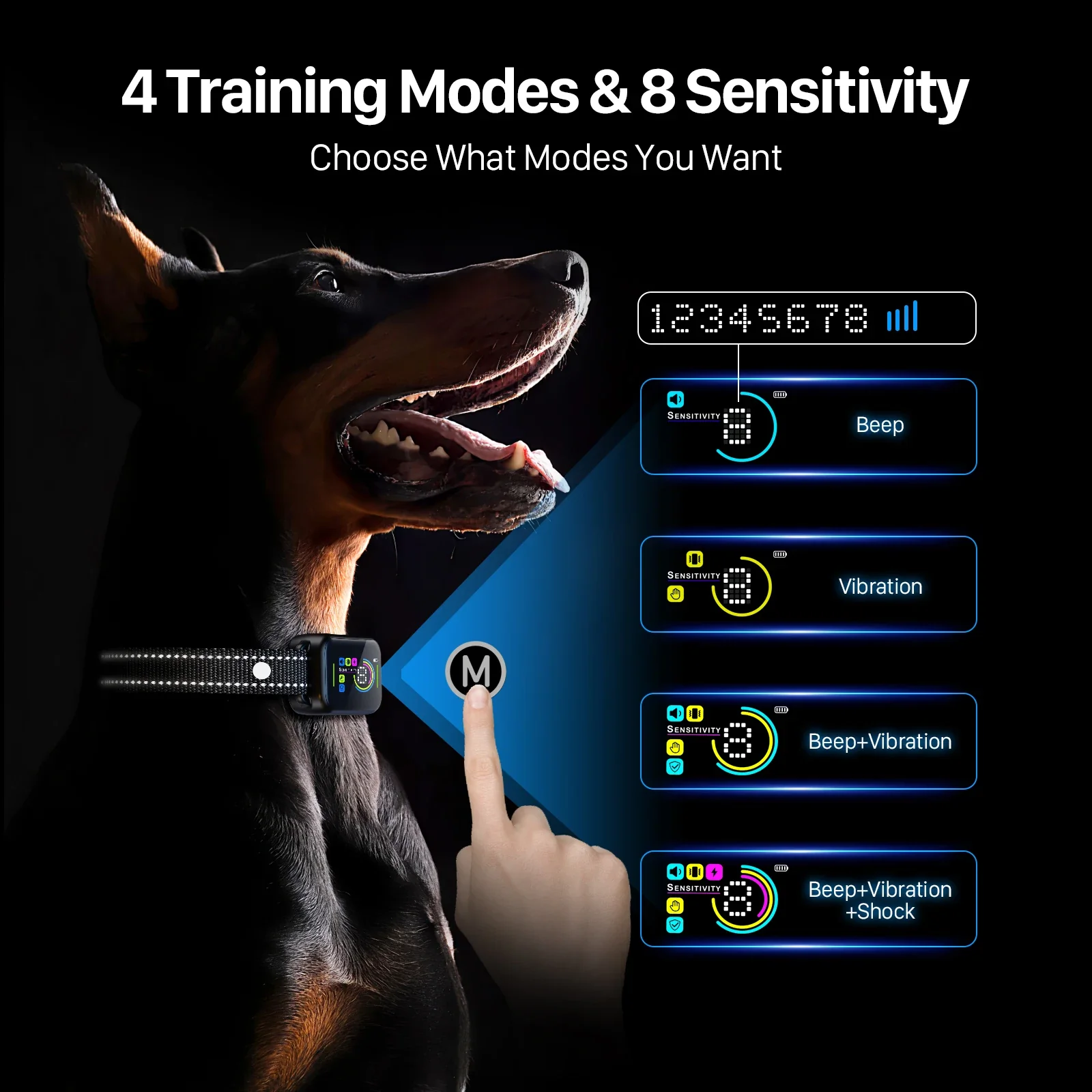 Waterproof Anti-Bark Training Collar for Dogs - Image 3