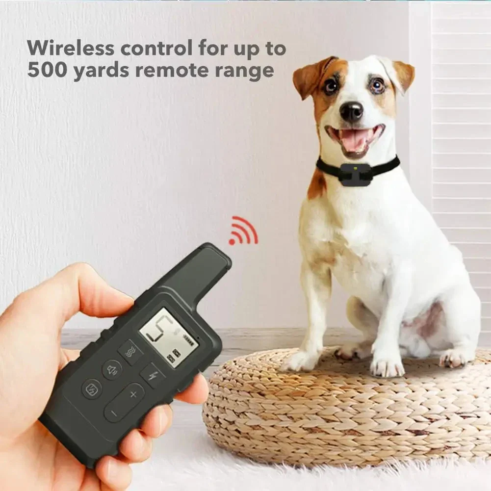 Waterproof Rechargeable Electric Dog Training Collar with Remote Control - Image 2