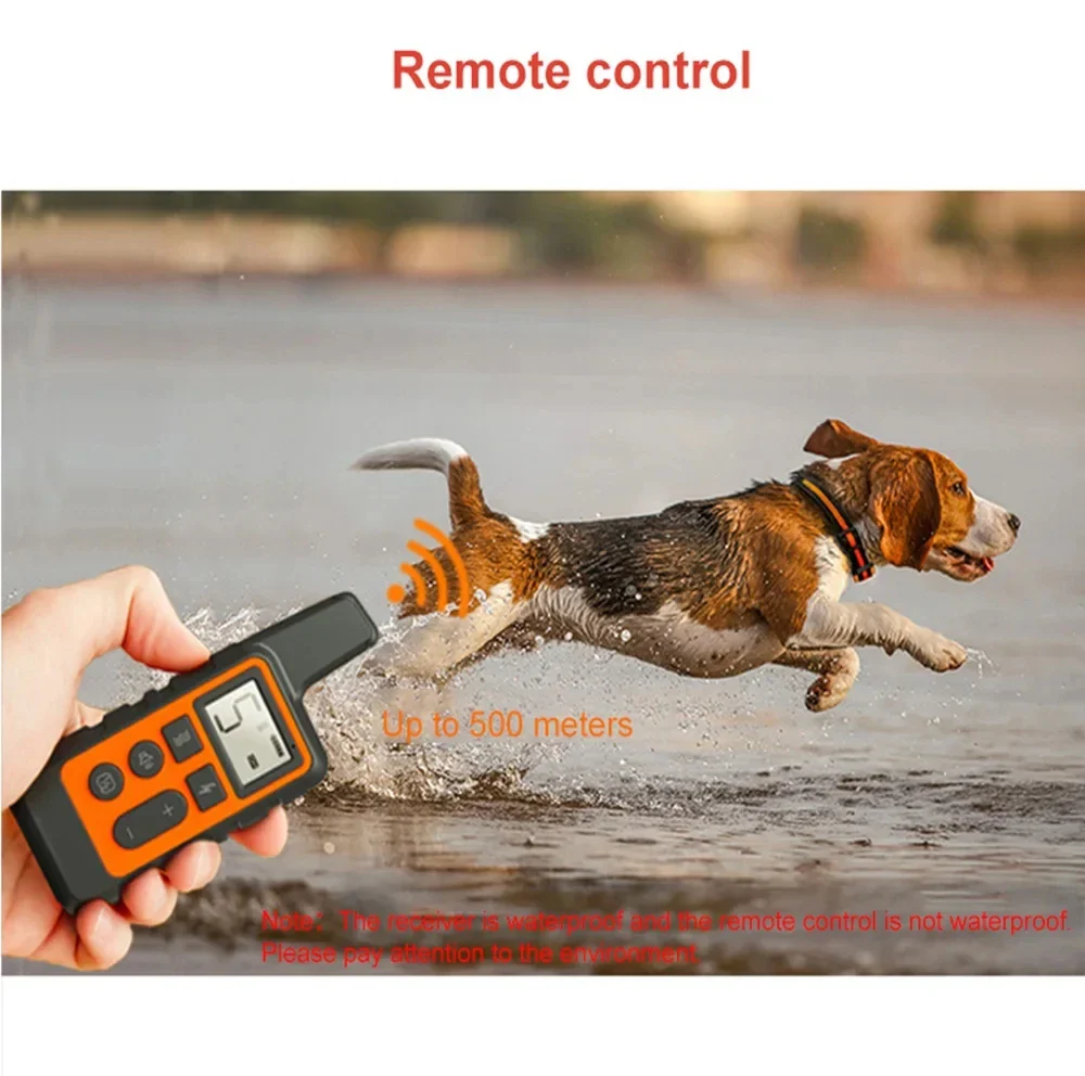 Waterproof Rechargeable Electric Dog Training Collar with Remote Control - Image 4