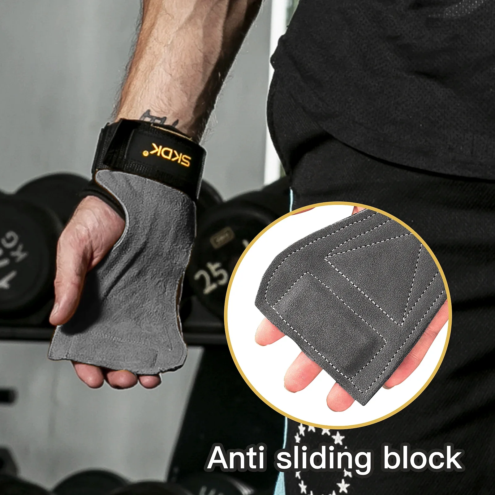 Weightlifting Gym Grips Palm Guards - Image 3