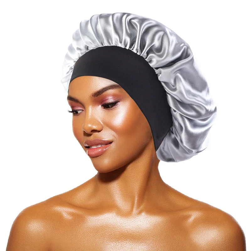 Wide-Brimmed Satin Bonnet - Image 12