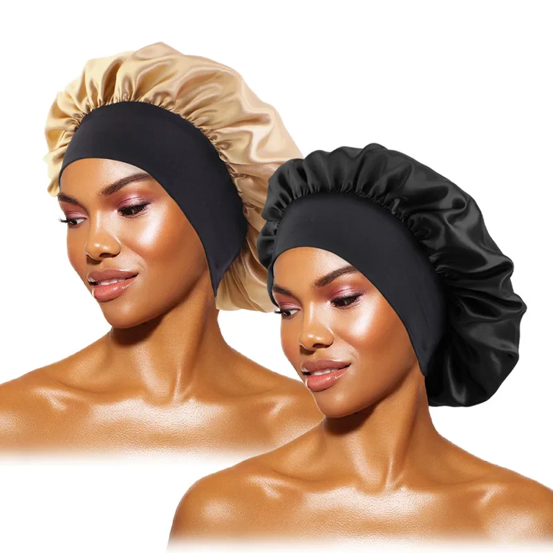 Wide-Brimmed Satin Bonnet - Image 13