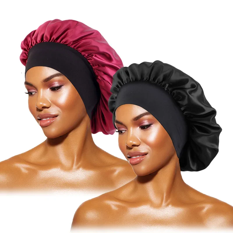Wide-Brimmed Satin Bonnet - Image 6