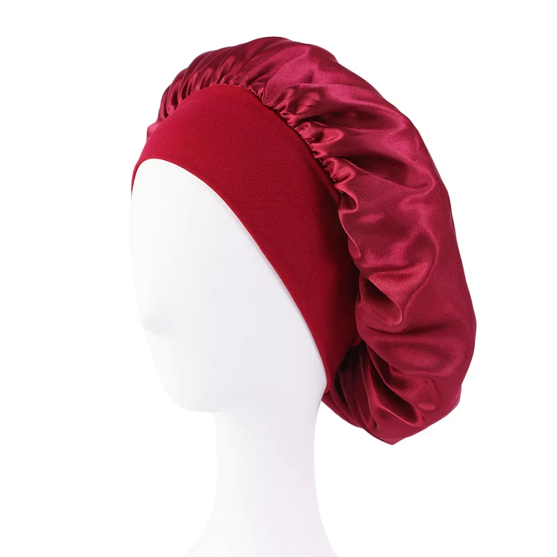 Wide-Brimmed Satin Bonnet - Image 8