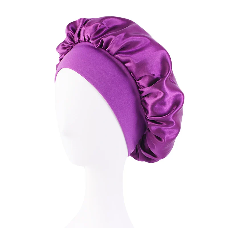 Wide-Brimmed Satin Bonnet - Image 9