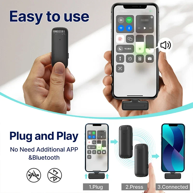 Wireless Lavalier Microphone Set - Image 3