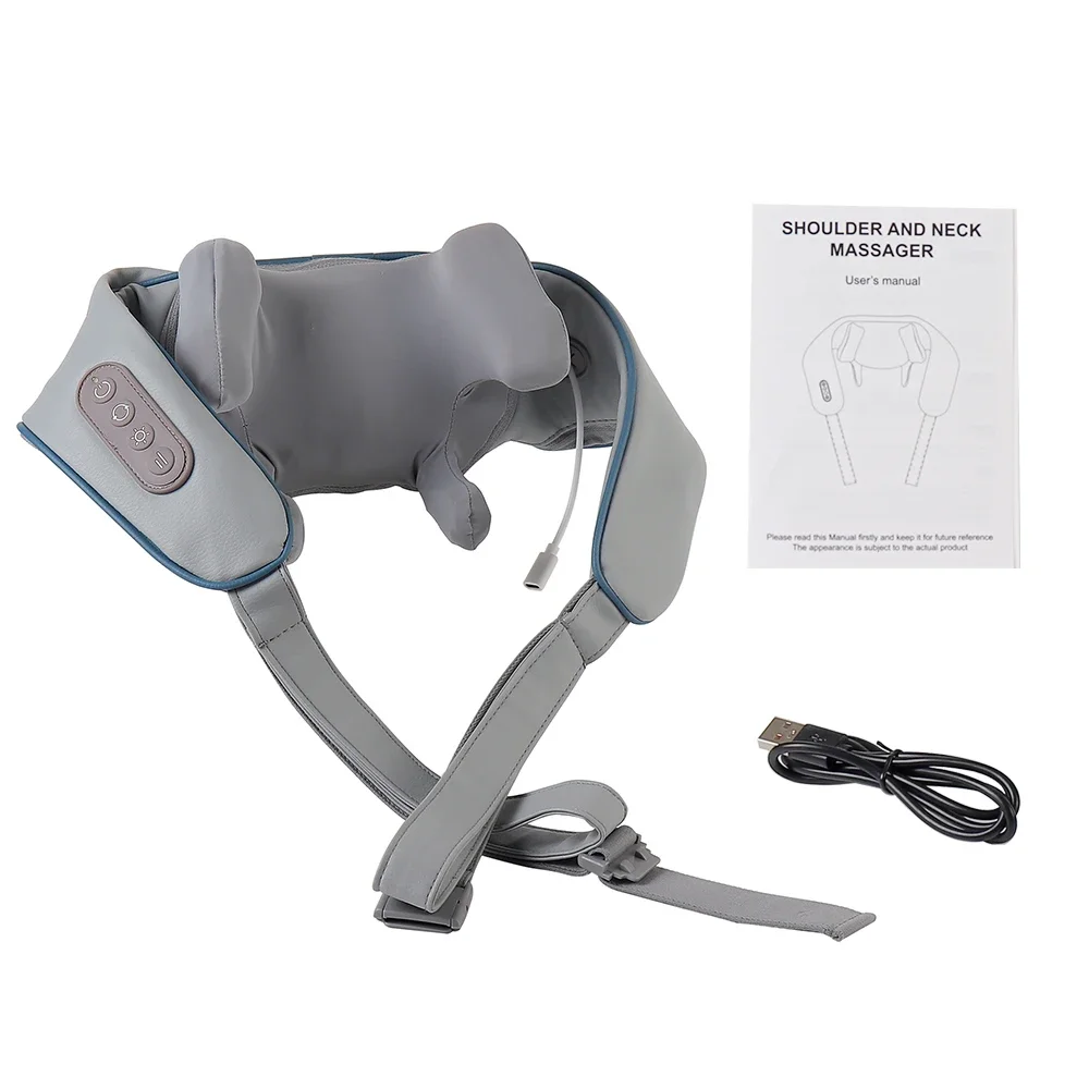 Wireless Neck & Back Massager – Kneading Massage Shawl for Neck, Shoulders & Trapezius Muscle Relief - Image 8