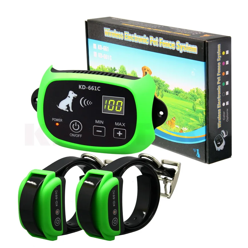 Wireless Pet Dog Electronic Fence System with Rechargeable Transmitter and Receiver - Image 10