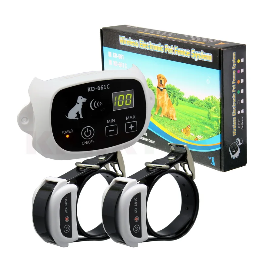 Wireless Pet Dog Electronic Fence System with Rechargeable Transmitter and Receiver - Image 7
