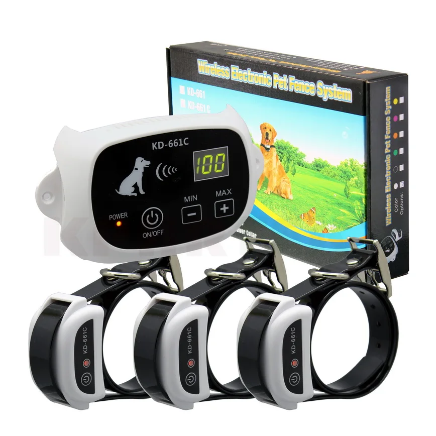 Wireless Pet Dog Electronic Fence System with Rechargeable Transmitter and Receiver - Image 9