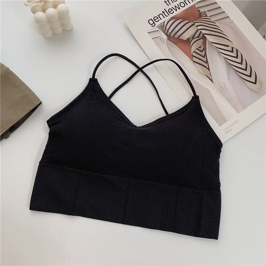Women Cross Strap Sports Bra - Image 7