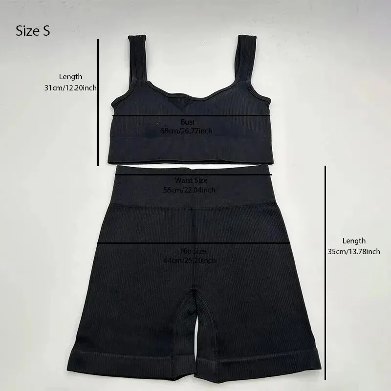 Women's Seamless Ribbed Yoga Set - Image 5