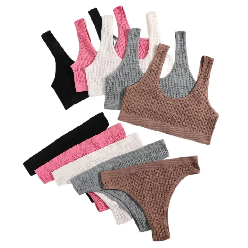 Womens Seamless Sports Bra Set - Image 4