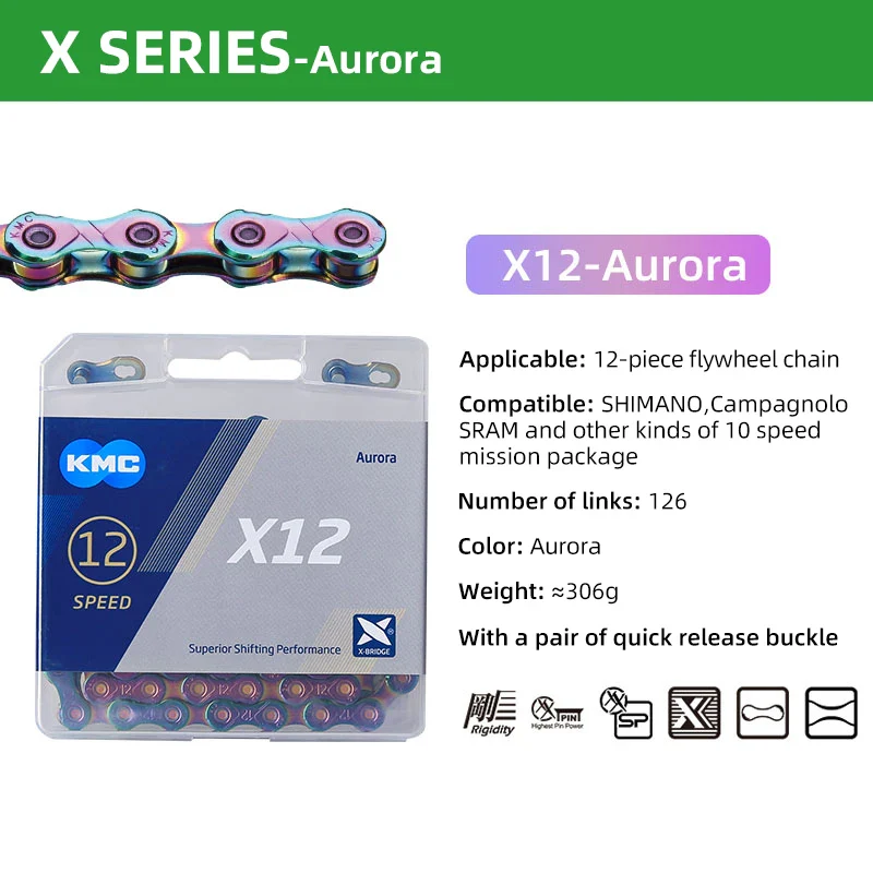 X8 X9 X10 X11 X12 EL SL Road/MTB Bicycle Chain - Image 3