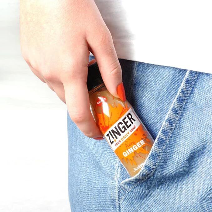 Zinger Ginger Shot (Pack of 15 X 70Ml). Organic Plant Based Shot with 18.4G - Image 3
